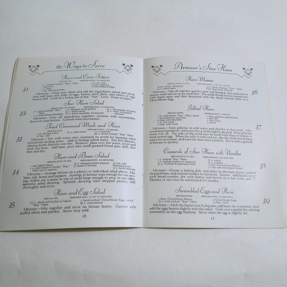 Vintage 60 Ways to Serve Ham Armour and Co 1934 (bb2) - Picture 9 of 10